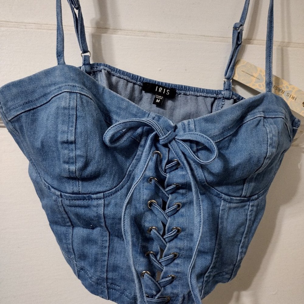 IRIS Jean Tank Top Medium